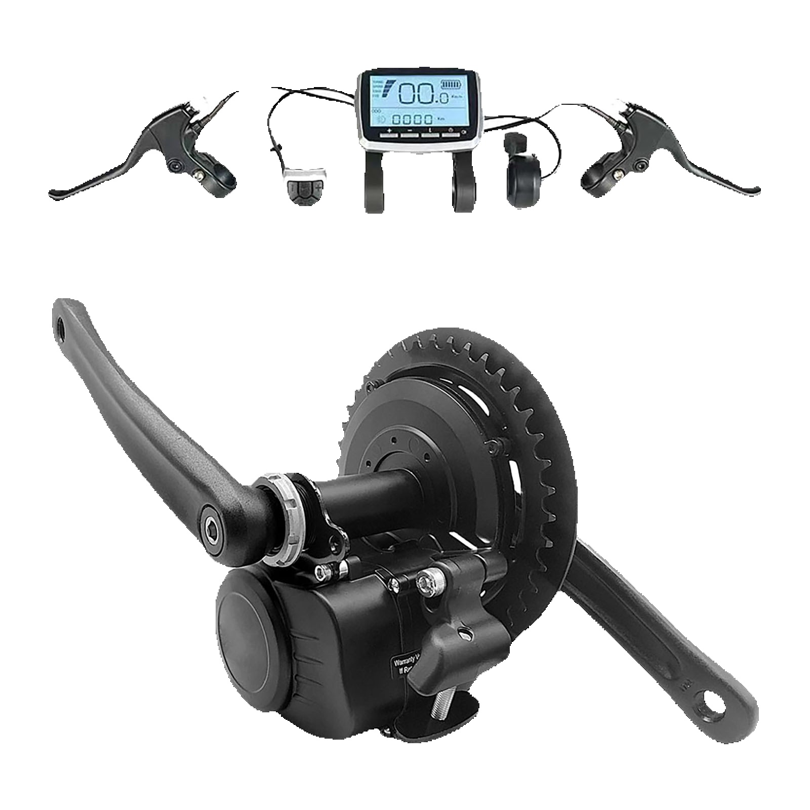 Torque Sensor Mid Drive Motor Kit - Versi Baru Tongsheng 48V 500W Kit