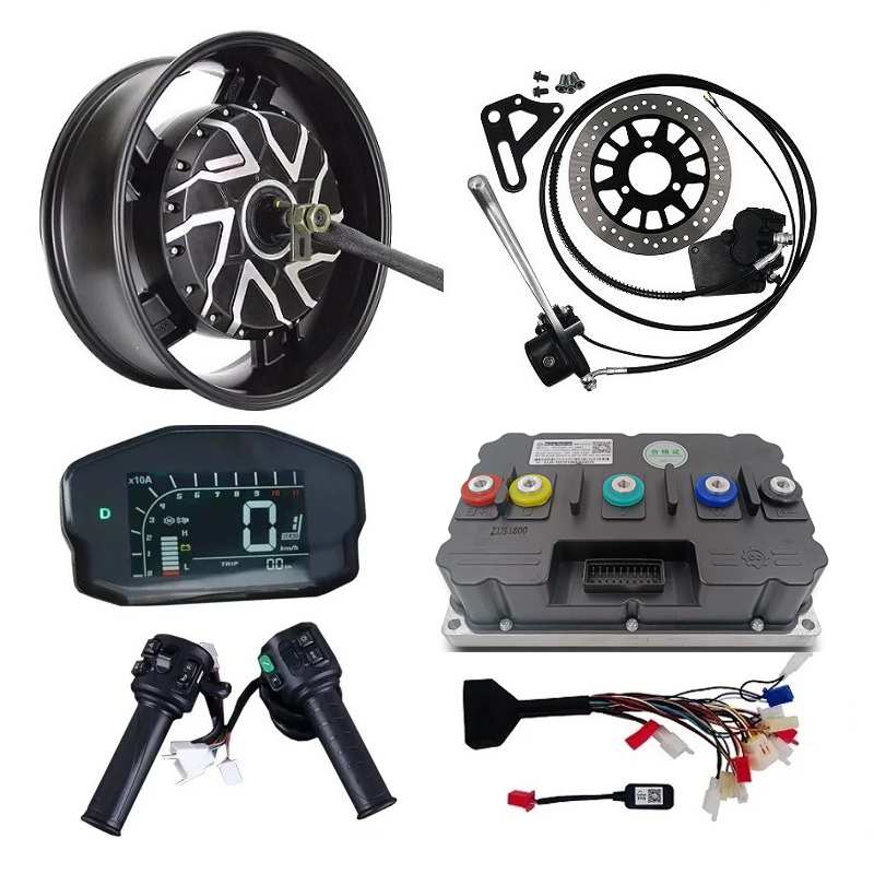12000W Electric Motorcycle Hub Motor - Kit Motor Hub Sepeda Motor Listrik