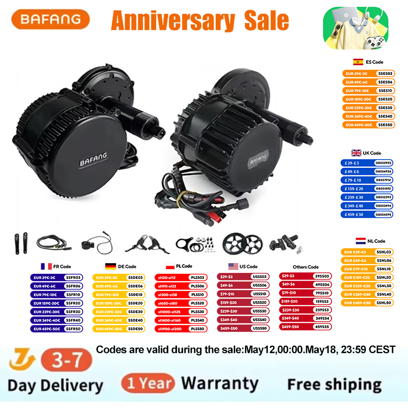 Bafang BBSHD Kit konversi sepe - Side Hung Mid Drive Motor Kit ulasan dan harga